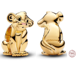 Charm Sterlingové stříbro 925 Disney Lví král Simba, korálek na náramek zvíře