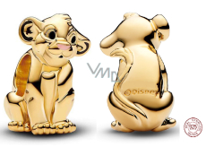 Charm Sterlingové stříbro 925 Disney Lví král Simba, korálek na náramek zvíře