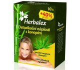 Herbalex Detoxikační náplasti s konopím 14 kusů