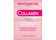 Dermacol Collagen Plus vypínací slupovací maska 2 x 7 ml