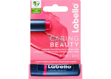 Labello Caring Beauty barevný balzám na rty Pink 4,8 g