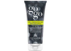 Kallos Gogo Men 2v1 posilující sprchový gel a šampon pro muže 200 ml