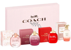 Coach Floral parfémovaná voda 4,5 ml + Wild Rose parfémovaná voda 4,5 ml + Love parfémovaná voda 4,5 ml + Dreams Sunset parfémovaná voda 4,5 ml, dárková sada miniatur pro ženy