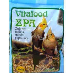 Vitafood Zob pro malé a střední papoušky 500 g