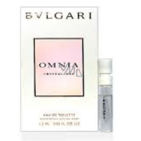 Bvlgari Omnia Crystalline toaletní voda pro ženy 1,5 ml s rozprašovačem, vialka