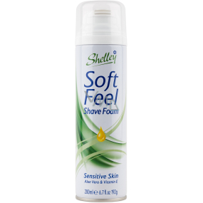 Shelley Soft Feel pěna na holení pro citlivou pokožku pro ženy 200 ml