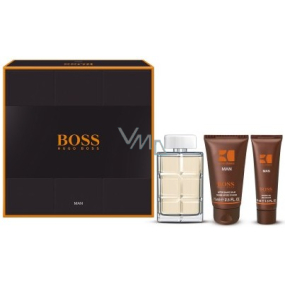 Hugo Boss Orange Man toaletní voda 100 ml + sprchový gel 50 ml + balzám po holení 75 ml, dárková sada