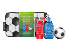 Baylis & Harding Fotbal šampon 50 ml + pěna do koupele 100 ml + šumivá koule do koupele 100 g + kosmetická taštička, kosmetická sada pro děti