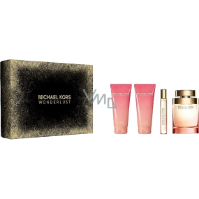 Michael Kors Wonderlust parfémovaná voda pro ženy 100 ml + tělové mléko 100 ml + parfémovaná voda 10 ml, dárková sada pro ženy