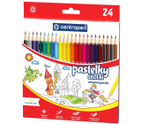 Centropen pastelky školní 24 kusů