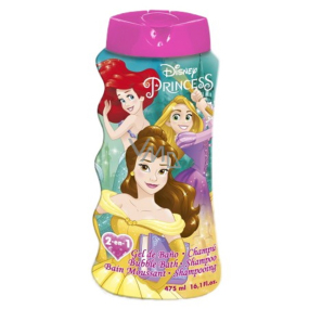 Disney Princess 2v1 šampon na vlasy a tělo & pěna do koupele pro děti 475 ml