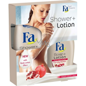 Fa Shower & Lotion Pomegranate sprchový gel 250 ml + tekuté mýdlo 300 ml, kosmetická sada