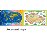 Ditipo Mapa světa / Cestujeme po České republice pro děti A3 297 x 420 mm