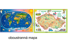 Ditipo Mapa světa / Cestujeme po České republice pro děti A3 297 x 420 mm