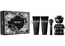 Moschino Toy Boy parfémovaná voda 100 ml + balzám po holení 100 ml + sprchový gel 100 ml + cestovní sprej 10 ml, dárková sada pro muže