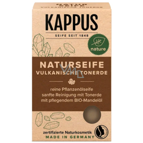 Kappus Natural Wellness Vulkanické bahno certifikované přírodní mýdlo 100 g