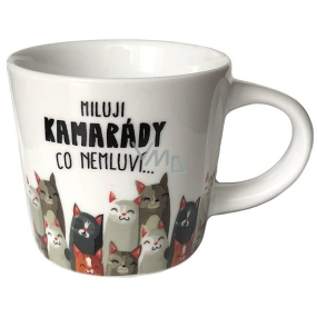 Nekupto Mini hrníček Miluji kamarády co nemluví 100 ml