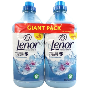 Lenor Spring Awakening vůně jarních květin, pačuli a cedru aviváž 2 x 1600 ml, duopack