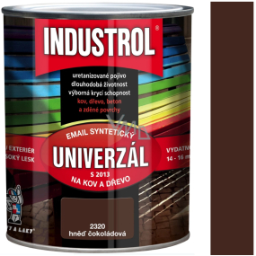 Industrol S2013 univerzální lesk vrchní 2430 Hněď čokoládová 0,6 l