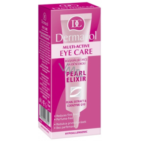 Dermacol Pearl Elixir rozjasňující péče na oční okolí s perlovým výtažkem 15 ml