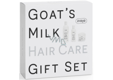 Ziaja Goat´s Milk Hair Care šampon na vlasy 400 ml + kondicionér na vlasy 200 ml + maska na vlasy 200 ml, kosmetická sada pro ženy