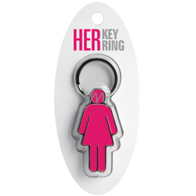 If Her Keyring Woman Klíčenka her 5 x 1 x 4 cm