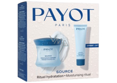 Payot Source Cr?me Hydratante Adaptog?ne pleťový hydratační krém 50 ml + Source Masque Baume Réhydratant hydratační osvěžující maska 50 ml, kosmetická sada pro ženy