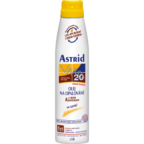 Astrid F20 Beta-karoten Olej na opalování 200 ml sprej