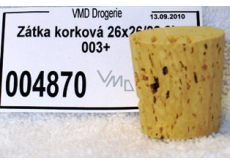 Korková zátka 26 x 26 x 22 mm, 2 l