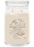 Yankee Candle Warm Cashmere - Hřejivý kašmír vonná svíčka Signature velká sklo 2 knoty 567 g