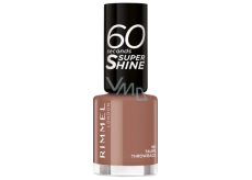 Rimmel London 60 Seconds Super Shine Nail Polish lak na nehty 101 Taupe Throwback 8 ml