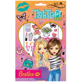 Besties Tattoo Set Pink set tetovaček pro děti 20 x 13 cm, doporučený věk 7+