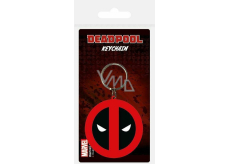 Epee Merch Marvel Deadpool logo Klíčenka gumová 12,7 x 7,4 cm