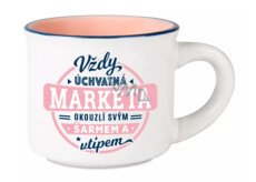 Albi Espresso hrneček Markéta - Vždy úchvatná, okouzlí svým šarmem a vtipem 45 ml