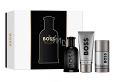 Hugo Boss Boss Bottled parfém 100 ml + sprchový gel 100 ml + deodorant stick 75 ml, dárková sada pro muže