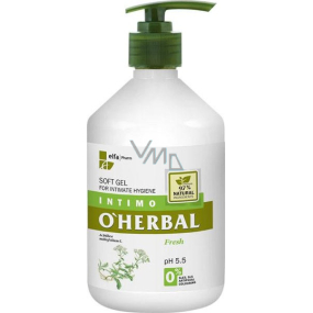 O Herbal Fresh Řebříček obecný jemný gel pro intimní hygienu 500 ml
