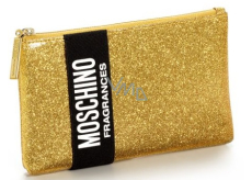 Moschino Fragrances kosmetická taštička zlatá 8 x 6 x 4,5 cm