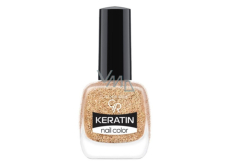 Golden Rose Keratin Nail Color Glitter lak na nehty 407 10,5 ml