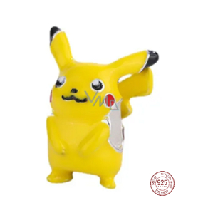 Charm Sterlingové stříbro 925 Pokémon Pikachu, korálek na náramek film