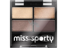 Miss Sporty Studio Colour Quattro oční stíny 403 Smoky Brown Eyes 3,2 g