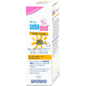 SebaMed Baby Sun Care OF50+ opalovací krém pro děti bez parfemace 75 ml