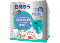 Bros Elektrický odpařovač proti komarům + tekutá náplň pro děti 40 ml