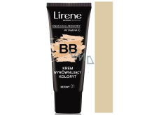 Lirene BB krém hydratační vyrovnávající tón pleti 01 Beige 30 ml