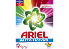 Ariel Fast Dissolving Color prací prášek na barevné prádlo 46 dávek 2,53 kg