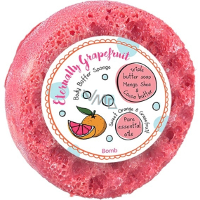 Bomb Cosmetics Eternaly Grapefruit přírodní sprchová masážní houba s vůní 165 g