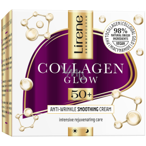 Lirene Collagen Glow Niacinamid 50+ pleťový krém proti vráskám 50 ml