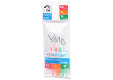 Soft Dent mezizubní kartáček rovný XS - M, 0,4 - 6 mm 3 kusy