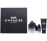 Coach For Men toaletní voda 100 ml + toaletní voda 15 ml + sprchový gel 100 ml, dárková sada pro muže