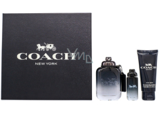 Coach For Men toaletní voda 100 ml + toaletní voda 15 ml + sprchový gel 100 ml, dárková sada pro muže