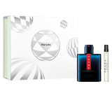 Prada Luna Rossa Ocean toaletní voda 100 ml + toaletní voda 10 ml miniatura, dárková sada pro muže